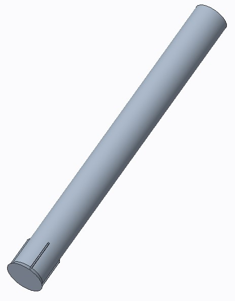 515 Optopipe® Light Pipe, Single VPM 3.25mm Rnd Countersink, Press-fit, 1.100" L
