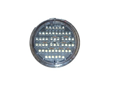 47 Series 12V White Hi Intensity Auxiliary 2 Pos. Weatherpack - 12015792 Connector No Optics with Loom Tubing