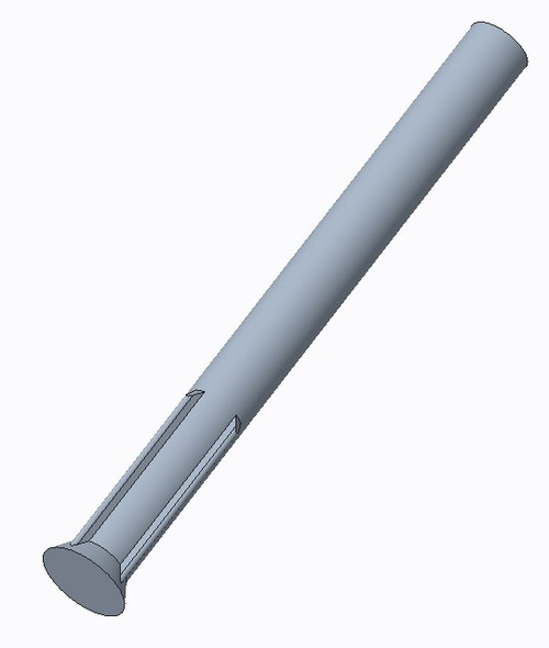 515 Optopipe® Light Pipe, Single VPM 1.24mm Rnd Countersink, Press-fit, 0.375" L