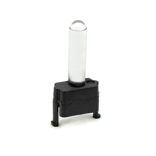 515 Optopipe® Light Pipe, Single Vert PCB  3mm Rnd Domed Clear Lens, Snap-in