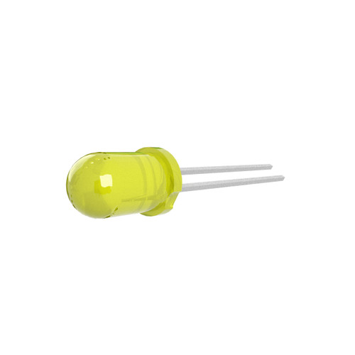 5.0 mm Yellow  585nm  40mcd  50 Deg Discrete LED Lamp