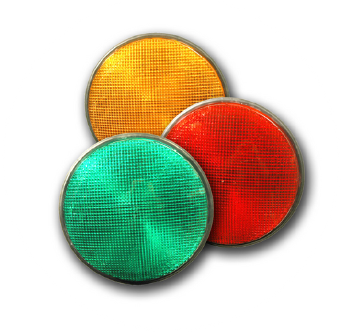 Ball 12" 12 VDC ITE Yellow Clear Lens