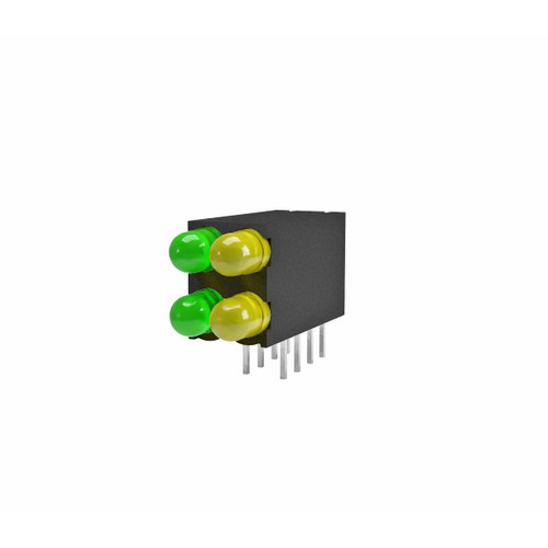 DISCONTINUED | 569 Series 3 mm HI-Density 2 x 2 Bi-Level CBI G,G,Y,Y