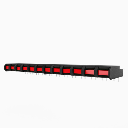 DISCONTINUED | 566 Series 5 x 7 mm CBI 1x12 Array Right Angle R