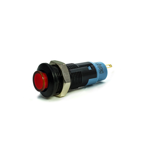 680 LED PMI 0.413" Red, Tintd, Diff, 6 VDC, Solder Trmls