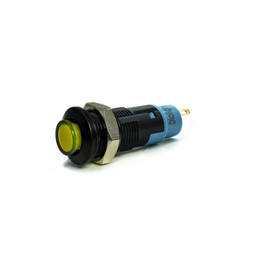 680 LED PMI 0.413" Orange, Tintd, Diff, 24 VDC, Solder Trmls