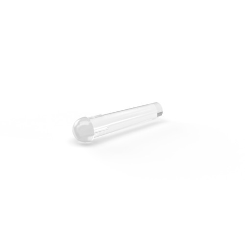 515 Optopipe® Light Pipe Single Element .118" Round Domed Lens .500 Long Vertical Press Fit Panel Mount
