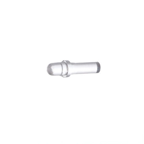 515 Optopipe® Light Pipe Single Element 3mm Round Domed Lens,  .350" Long , Reverse Mount, Vertical, Press Fit, Panel Mount