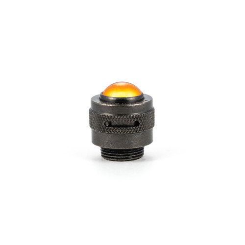 DISCONTINUED | 373 Series Lens Cap Convex Non-Diffused Yellow/Amber, Mech Dim, Semi- Blackout