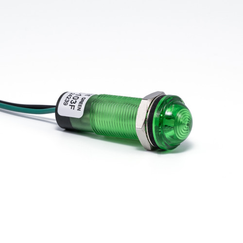 659 LED PMI .50", DOME, GREEN, 6-60VDC