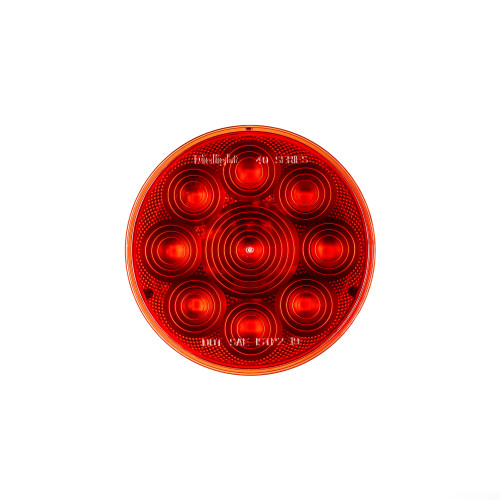 46 Series 10-30 Volt 4" red S/T/T, Grommet mount, Includes Grommet