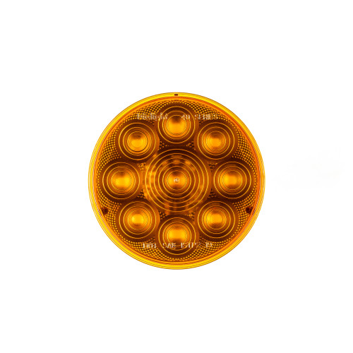 46 Series 10-30 Volt 4' round amber Front - Rear turn grommet mount