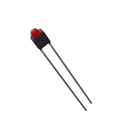 1.8mm LED Hi-Eff. RED, Diffused