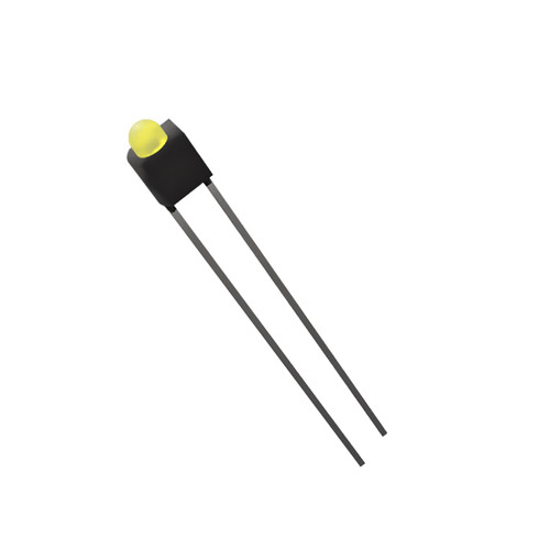 1.8mm LED YELLOW, Diffused