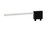 515 Optopipe® Light Pipe, Single 3mm Right Angle w Shield .350" CL to PCB x 1.772" L - PF