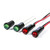 558 LED PMI 0.155-0.158" Green, Tintd, Diff, 5 VDC, 14" PVC-Free Wire Leads, 26 AWG,