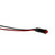 558 LED PMI 0.155-0.158" Red, Tintd, Diff, 2 VDC, 6" Wire Leads, 26 AWG, Ext Resist Req