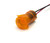 654 LED PMI 0.657" Flat, Yellow, Snap-in, 12 VDC