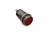 556 LED PMI  1" Flat Red, 18-48 VDC Constant Int, Black Nickel