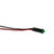 558 LED PMI 0.155-0.158" Green, Tintd, Diff, 2.1 VDC, 14" Wire Leads, 26 AWG, Ext Resist Req