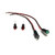 559 LED PMI 0.250" Red/Green, Non-Tintd, Diff, 1.8/2.1 VDC, Straight Leads,Green "+", Ext Resist Req