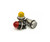 556 LED PMI  1" Flat Orange, 24 VDC
