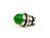 556 LED PMI C1D2 1" Domed Green, 37.5 VDC