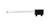 515 Optopipe® Light Pipe, Single 3mm Right Angle w Shield .200" CL to PCB x 1.772" L - PF