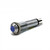 678 LED PMI 0.335" Blue, Protruding, 12 VDC, Solder Trmls, Chrome Plated