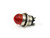 556 LED PMI  1" Domed Red, 230 VAC