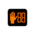 Pedestrian Signal 16x18 120V ITE Countdown with Walk option Spade Terminals