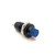 249 LED PMI 0.375" Cylindrical Blue, 5 VDC