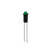 558 LED PMI 0.155-0.158" Green, Tintd, Diff, 5 VDC, Straight Leads