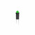 558 LED PMI 0.155-0.158" Green, Tintd, Diff, 5 VDC, Straight Leads