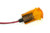 653 LED PMI 0.579" Flat, Yellow, Snap-in, 12 VDC