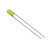 3.0mm Yellow  585nm  10mcd  60 Deg Discrete LED Lamp