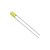521 Series 3.0mm Yellow  591nm  5mcd  60 Deg Discrete LED Lamp