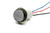 557 LED PMI 0.687" Flat, Yellow/Blue, 5 VDC, Watertight