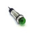 656 LED PMI 0.500" Domed, Green, 120 VAC/DC, QuickConnect Trmls