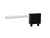 515 Optopipe® Light Pipe, Single 3mm Right Angle w Shield .350" CL to PCB x 1.181" L - PF