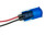 653 LED PMI 0.579" Flat, Blue, Snap-in, 12 VDC