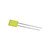 521 Series 2x5mm Yellow  585nm  3.7mcd  140 Deg Discrete LED Lamp