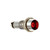 DISCONTINUED 607 LED PMI 0.283" Red, Recessed, 12 VDC, Watertight, 6" Wire Leads, Chrome