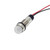 656 LED PMI 0.500" Domed, White, 24 VDC, 6" Wire Leads, 18 AWG