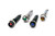 609 LED PMI 0.374" Yellow, Protruding, 24 VDC, Watertight, Chrome