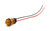657 LED PMI 0.687" Domed, Orange, Tintd, Diff, 5 VDC, Watertight
