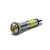 609 LED PMI 0.374" Yellow, Protruding, 24 VDC, Chrome