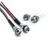 606 LED PMI 6mm MH, BiColor R/G Recessed, 12 VDC, Wire Leads