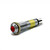 609 LED PMI 0.374" Red, Protruding, 24 VDC, Chrome