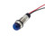 656 LED PMI 0.500" Domed, Blue, 12 VDC, 6" Wire Leads, 18 AWG